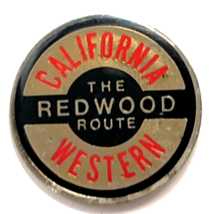 California Western Railroad Pin The Redwood Route Skunk Train Souvenir V... - $239.60 MXN