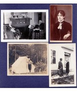 (8) FLINT FAMILY Monson Maine Photos - John R, Hattie, Levi R., John W. - £109.12 GBP