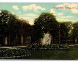 Johnson Park Fountain Buffalo New York NY UNP Unused DB Postcard Y10 - $3.91