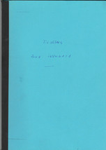 F J Ossang Zona Inquinata Original Manuscript 1982 Film Project Signed Cowboys - £361.94 GBP