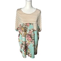 Lot 2- Floral Tunic Tops Casual Everyday Comfort 1xl-2xl - $21.89 CAD