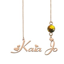 Two Name Necklace Personalized, Diy Name Necklace, Kaia-Jo Name Necklace Best Ch - $17.99