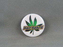 Vintage Movie Pin - Half Baked Leaf Poster Graphic - Celluloid Pin  - $19.00