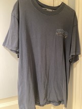 Stone Cold Mens Shirt Size Extra Large Blue-Grey Cut Bottom Hem 100% Cotton - $29.99
