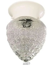 Volume Lighting 1-Light White Flush Mount - $23.74