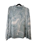 Ann Taylor Factory Shirt Womens XL Turtleneck Long Sleeve Pullover Polye... - £18.36 GBP