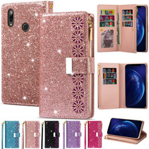 For Huawei Y6 Y7 2019 P20 P30 Pro Magnetic Flip Leather Zipper Wallet Case Cover - £44.35 GBP