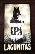 Lagunitas IPA India Pale Ale LED Lighted Motion Bar sign w/moving swirls... - $149.99