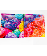 Lot of 2 NEW 350 Piece Jigsaw Puzzles Mystery Bundle Food Animals Art Bu... - $13.99