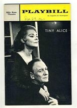 Playbill Tiny Alice Premiere Performance John Gielgud 1964 Irene Worth - $27.69
