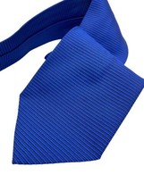 Luciano Gatti Elite Tie Blue Black Textured Necktie 100% Silk Italy Made Luxury - £29.29 GBP