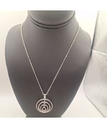Paparazzi Pink circle pendant Necklace with matching earrings 18&quot; + 2&quot; - €9,37 EUR