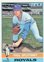 1976 Topps Paul Splittorff 43 Royals EX - $1.00