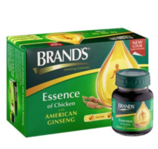 BRAND&#39;S Essence of Chicken with American Ginseng 70g x 12s FREE Express Shipping - £54.65 GBP