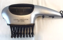 Vidal Sassoon Professional 1875 Ionic Blow Dryer VS783 With Cold Shot Silver - £15.59 GBP