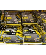 Prime 2 Pack 25 ft Wire &amp; Cable Heavy Duty Extension Cords 12/3 SJTW 15A... - $30.68