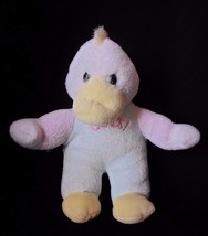 Vintage Duck Terry Cloth QUACK Plush Stuffed Animal Pastel - £10.14 GBP