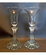(Pair) MIKASA Crystal THE RITZ Candlestick Holders - £7.98 GBP