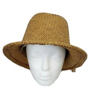 True Religion Fedora Hat Straw natural Sunhat size M new - £48.07 GBP