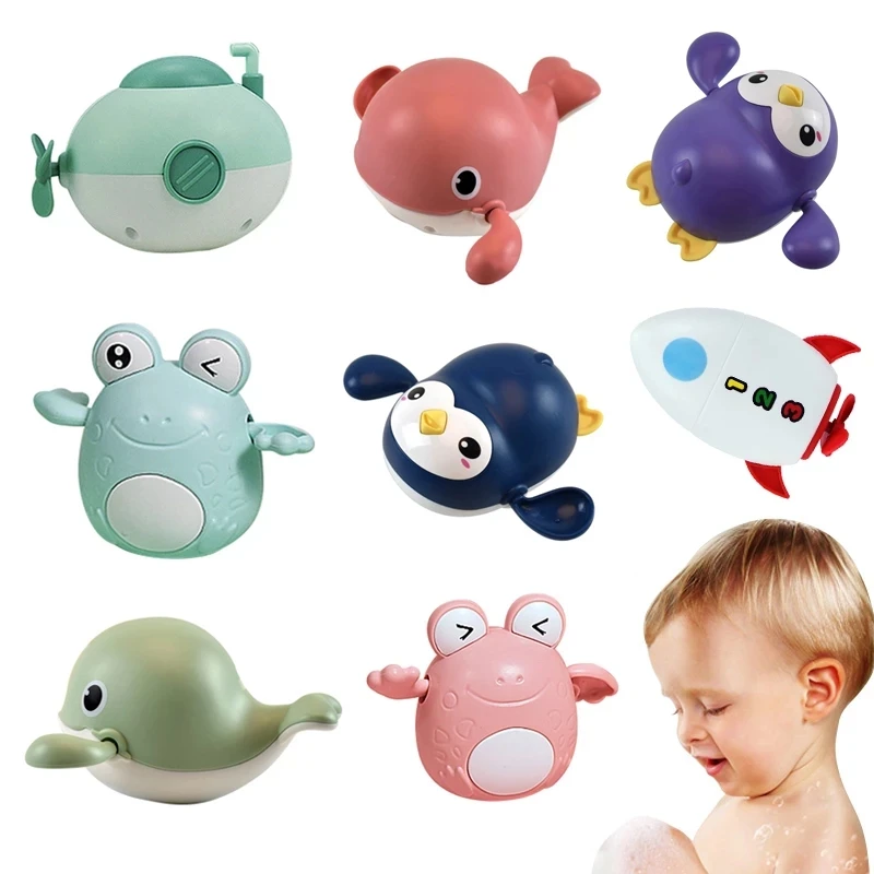 2-4 Years old Baby Bath ToysCartoon Frog Whale Bathroom Toys for Kids Gift  - £8.25 GBP+