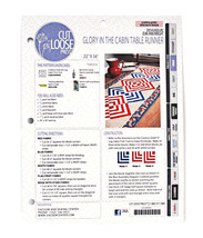 Cut Loose Press Glory In The Cabin Table Runner - $4.95