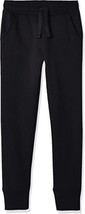 Amazon Essentials Boy&#39;s Black Fleece Jogger Sweatpants  Size: L (10) - £8.40 GBP