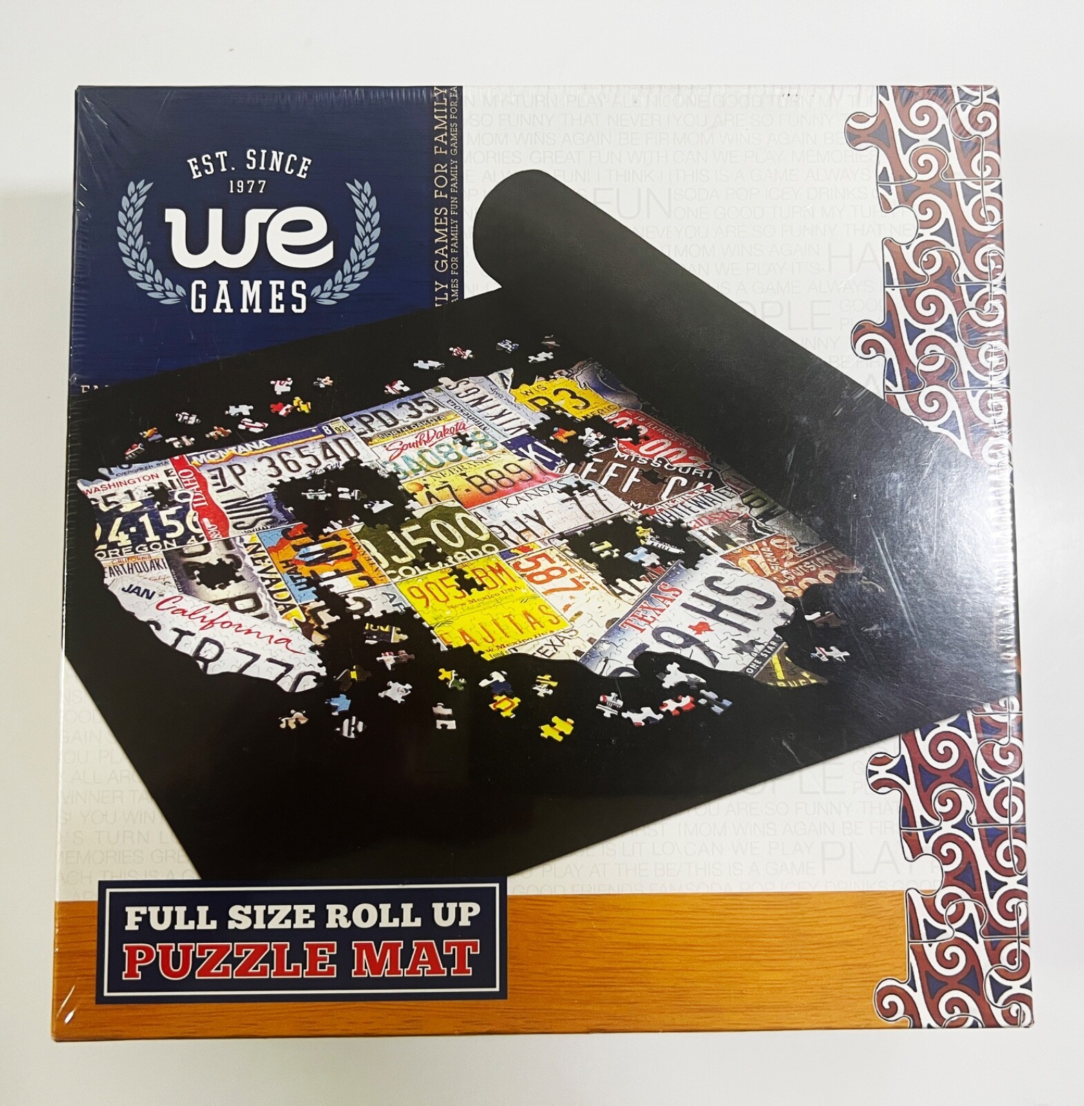 PUZZLE MAT Full Size Roll Up Jigsaw Portable Work Surface NEW 36&quot; x 30&quot; ... - $9.85