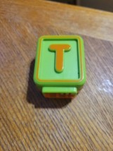 Vtech Alphabet Blocks Sit to Stand Train Replacement Block T / Turtle - $7.91