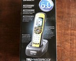 UNIDEN DWX337 WATERPROOF SUBMERSIBLE PHONE W/ BASE NEW IN BOX - $59.39