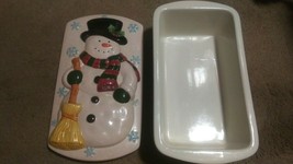 New Debco Loaf Pan with Snow Man Lid - £23.36 GBP