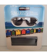 Polarized Aviator Sunglasses Kirkland Signature   Smoke Grey w/ Case 100... - $25.80 CAD