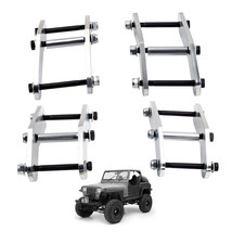 1.25&quot; Front + Rear Lift Level Kit Shackles for Jeep Wrangler YJ 1987-1995 - £63.22 GBP