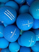 12 Blue Matte Finish Max Fli Near Mint Soft-Fli AAAA Golf Balls.. - £14.64 GBP
