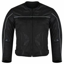 Men&#39;s Motorcycle Jacket Advanced Velocity 3-Season Mesh/Textile CE Armor... - £79.64 GBP+