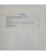 1982 Suzuki Tubeless Tire Service Repair Manual FACTORY OEM 82 ED-5000 - £17.49 GBP