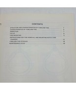 1982 Suzuki Tubeless Tire Service Repair Manual FACTORY OEM 82 ED-5000 - $22.24