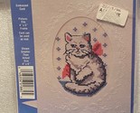 NMI Stitch A Card Counted Cross Stitch Card &amp; Envelope &quot;Kitten&quot;  *NEW/Se... - $9.99
