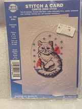 NMI Stitch A Card Counted Cross Stitch Card &amp; Envelope &quot;Kitten&quot;  *NEW/Se... - $189.80 MXN
