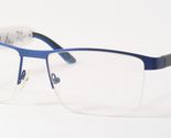 SO 982B Azul / Negro Gafas ÚNICAS RARAS GAFAS ESTRUCTURA METÁLICA 56-18-... - $61.38