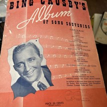 Bing Crosby&#39;s Album De Chanson Souvenirs Recueil Feuille Musique Voir Fu... - $10.58