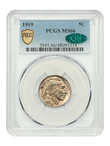 1919 5C PCGS/CAC MS66 - $1,629.60