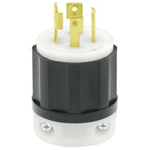 Leviton 2721 30 Amp, 250 Volt 3-phase, NEMA L15-30P, 3P, 4W, Locking Plu... - £38.39 GBP