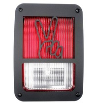 Hand wave Tail light covers /  fits 07-18 jeep Wrangler / JK - £18.53 GBP