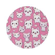 Adorable Cartoon-Style Anime Kitten, Cat, Kitty Pattern - Cute and Colorful - Ro - $149.60