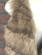 Bagatelle Faux Fur Vest Small Sleeveless Vegan Jacket Suede Details Boho... - $1.90