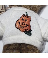 Boyds Bears Thinkin of Ya Series 4&quot; Mini Bear Halloween Pumpkin Sweater NWT - £33.97 GBP