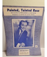 Painted, Tainted Rose Piano Arrangement by Peter DeAngelis Sheet Music 1963 - $148.61 MXN