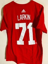 Adidas  NHL T-Shirt Detroit Red Wings Dylan Larkin Red sz M - £6.71 GBP