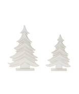 Carved Wood Pine Tree (Set of 2) - $1,301.99 MXN