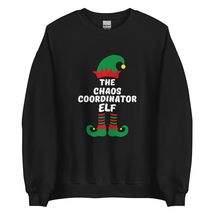 The Chaos Coordinator Elf Funny Christmas Sweatshirt| Matching Christmas Elf Gro - £23.29 GBP+